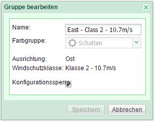 Konfigurationssperre Gruppen können neu gesperrt werden, um unabsichtliche Änderungen zu verhindern. Ein neues Icon kennzeichnet eine gesperrte Gruppe.