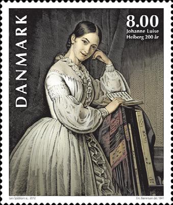 5. September 200 Jahre Johanne Luise Heiberg Post Danmark begeht den 200. Jahrestag von Johanne Luise Heiberg mit der Herausgabe einer Briefmarke.