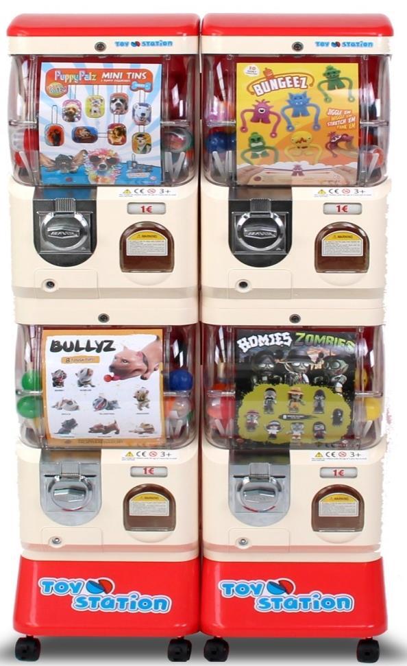 Automaten zu einem der umsatzstärksten Kinder- Warenautomaten.
