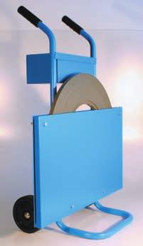 Stahl Umreifung Stahlband Scheibenwicklung Stahlband ist perfekt geeignet zum Umreifen von besonders schweren, scharfkantigen und / oder heißen Packgütern.