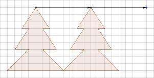 3 4 Parallelverschiebungen durchführenn Überlege dir eine Figur und erstelle eine entsprechende Schablone (z. B. aus Karton). Zeichne damit wie im Beispiel ein Bandornament bestehend aus 7 Figuren.