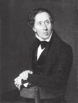 Joonis 3. C. A. Jensen. Hans Christian Anderseni portree. 1836.