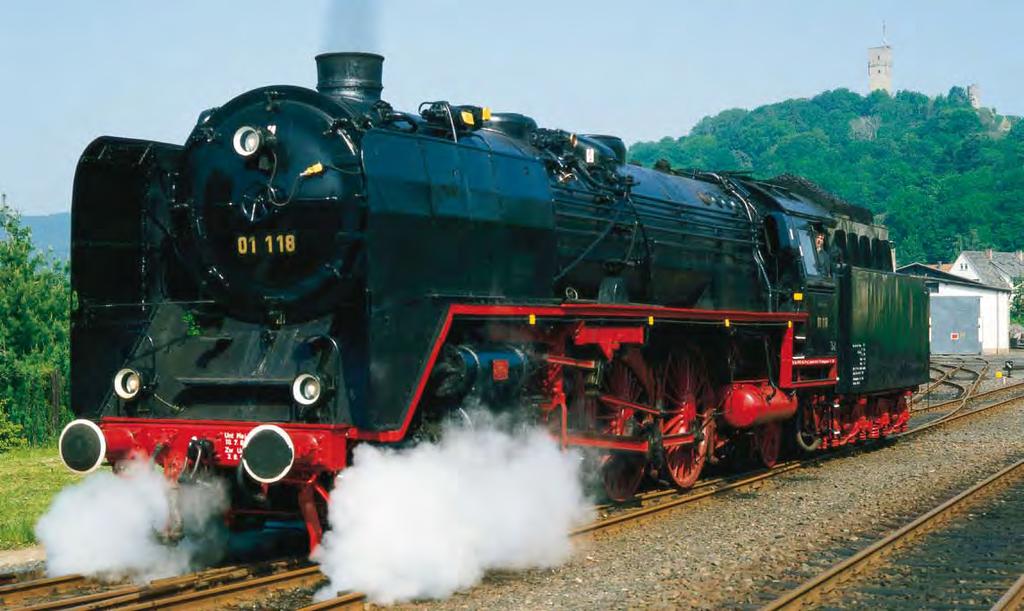 Dampflokomotive.