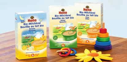 Bio-Babybreie Bio-Babybreie Bleiben Sie zunächst bei einer Sorte und beobachten Sie Ihr Kind nach jeder Mahlzeit mit neuen Nahrungsmitteln.