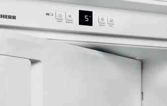 Kühlschränke Qualität bis ins Detail Die übersichtliche -Elektronik gewährleistet die genaue Einhaltung der gewählten Temperatur.