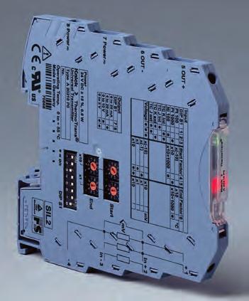 Interface-Technik ProLine Temperatur-Messumformer Standard-Messumformer zur Temperaturerfassung mit Widerstandsthermometern und Thermoelementen im 6-mm-Gehäuse.