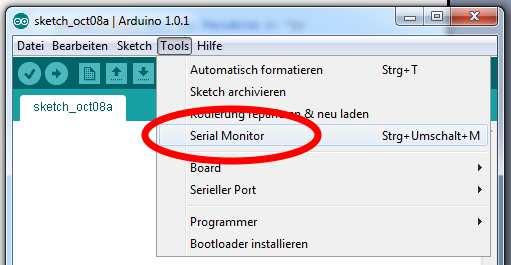 A091_serielle_Kommunikation_2 Übertrage den Sketch auf den Arduino und öffne den seriellen Monitor (STRG+UMSCHALT+M). Was siehst du im seriellen Monitor? z++ bedeutet, dass z um 1 erhöht wird.