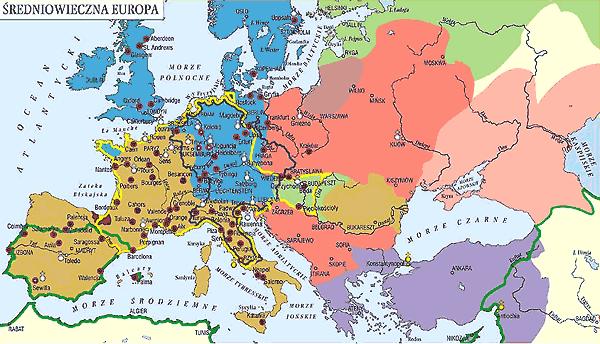 von neuen Staaten in Mitteleuropa im IX. und X. Jh.: Tschechen und Polen.