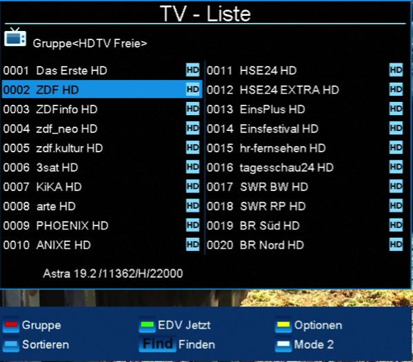 TV Liste Nr.