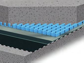 Komplettsystem-Übersicht Befahrbare Verlegung Auf Beton-/Zementestrich Geeignet für: Befahrbare Betonflächen Y 1 Stahlbetonplatte T 2 Abdichtung nach