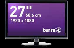 : 3031189 99,- * TeRRA lcd/led 2750W GReeNlINe plus premium MvA led panel Technologie (kontraststark, brillant, optimierte Farbdarstellung, weite