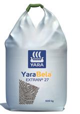 YaraBela EXTRAN 7 Der Qualitäts-Kalkammonsalpeter Hier liegt der Stickstoff zu 50 Prozent in der Nitratform und zu 50 Prozent als Ammonium-Stickstoff vor.