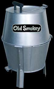 Old Smokey Grill & Smoker Der Urvater des Kugelgrills Hergestellt aus aluminisiertem Stahl sind die Old Smokey Barbecue-Grills &