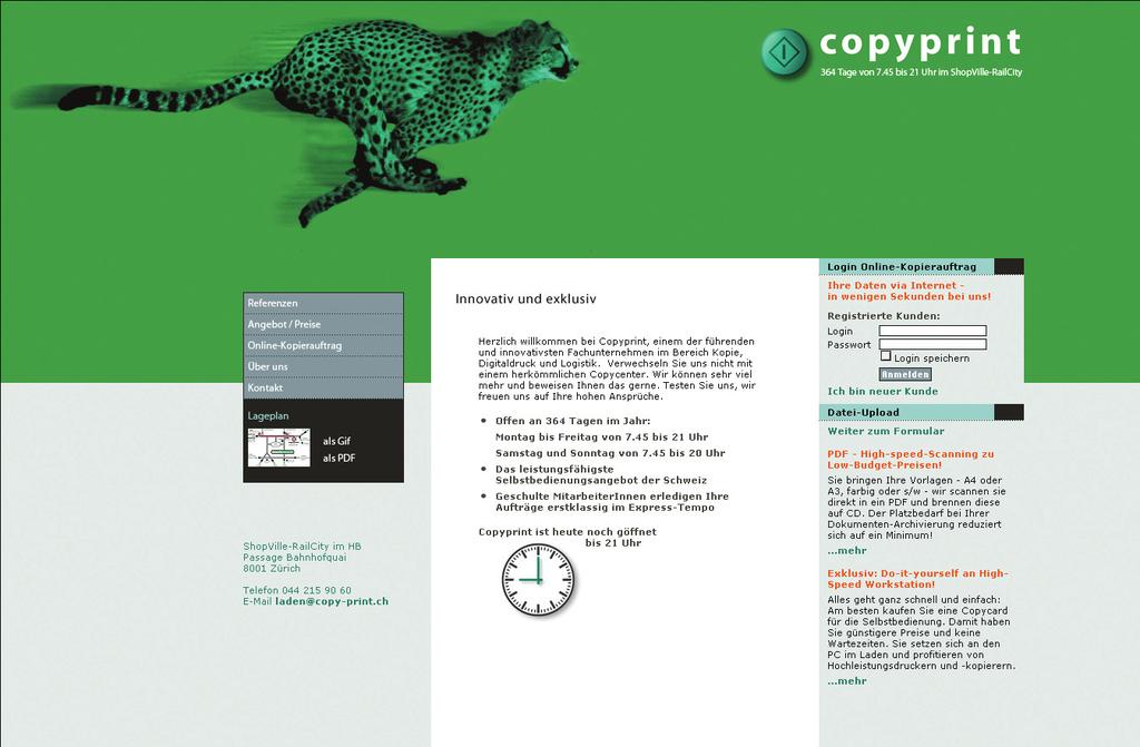 Wir können sehr viel mehr als herkömmliche Copycenters. Testen Sie uns, wir freuen uns auf Ihre hohen Ansprüche. www.copy-print.