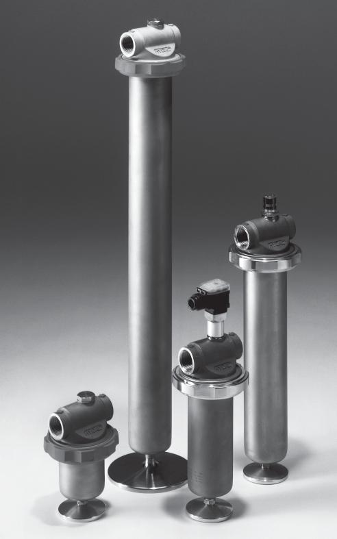 HYDAC Edelstahl- Leitungsfilter der Baureihe PFL und PFM sind zum Einbau in Rohrleitungen von Anlagen vorgesehen.