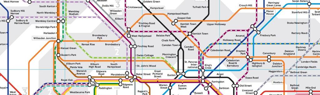 London Underground 11 Linien