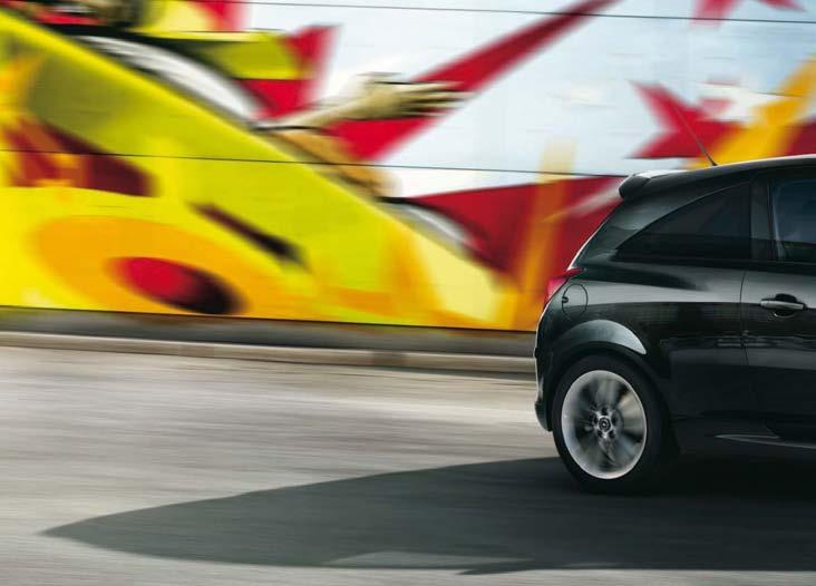 Gesteigerter Fahrkomfort. Dank optimaler Abstimmung von Fahrwerk und Lenkung sind Sie im Opel Corsa besonders komfortabel unterwegs. Sportfahrwerk.