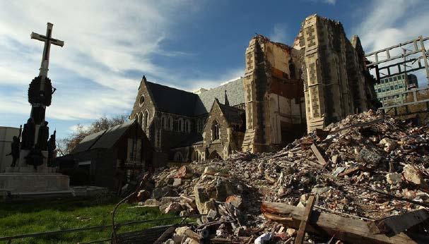Christchurch Neuseeland Christchuch hat einige schwere Erdeben in den letzten Jahren erlebt.