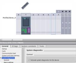 diagnostic buffer view, you must load the messages and text list entries