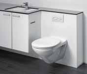 WC-Verkleidung in den Standardvarianten weiss