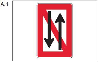 Auf einer Strecke, deren Beginn durch das Tafelzeichen A.4 (Anlage 7) gekennzeichnet ist, ist das Begegnen und Überholen verboten.
