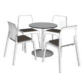 31 Sitzgruppe Panton Tischplatte: ø60 cm 4