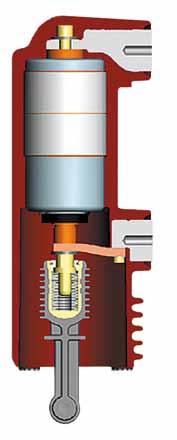 1. Beschreibung Die Stromunterbrechung im Vakuum Der Vakuum-Leistungsschalter braucht kein Abschaltoder Isoliermittel. Die Schaltkammer enthält nämlich kein ionisierbares Material.