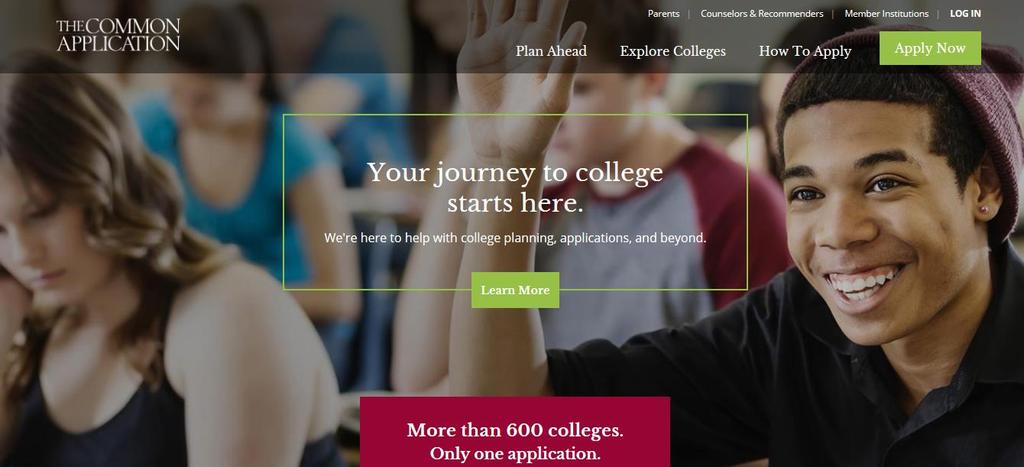 The Common Application central application