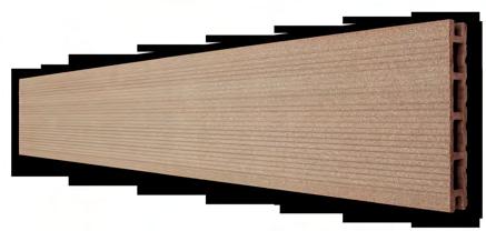 Terrassendielen bestehen aus einem Holz-Kunststoff- Verbundwerkstoff der zu 70% aus nachwachsenden Rohstoffen und 30% Polymeren und Additiven besteht.