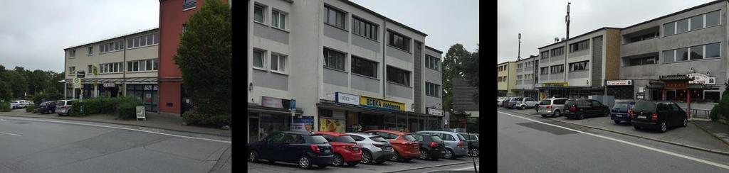 Abb. 32: Nahversorgungszentrum Florastraße Quelle: cima (2016) Aktuell erfüllt der Umfang der vorhandenen Strukturen im Nahversorgungszentrum Florastraße die Mindestanforderungen an einen zentralen