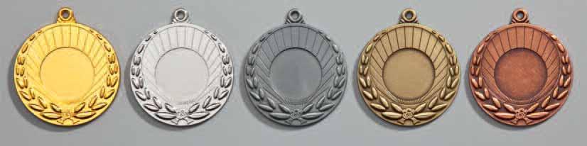 Medaillen 5 Farben: Gold Silber Altsilber