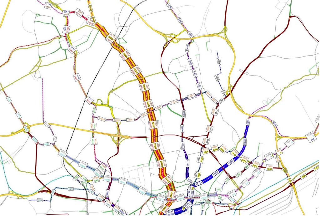 Anlage 2 Linienbelastungen ausgewählter Straßen- und Stadtbahnlinien im