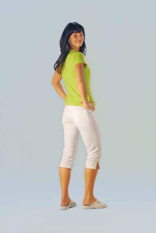Damenhosen 5-Pocket-Hose IMST Stretch, Jeansform, abgerundete Eingriff- und