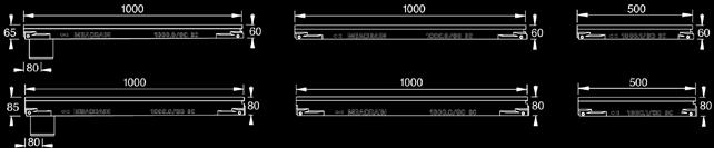 Flachrinne 1000 Flachrinne 1000 Polymerbetonrinnenkörper mit Dichtungsfalz Nennweite des Rinnenkörpers 10 cm. Geeignet für die Rinnenabdeckungen MEADRAIN Top 1000.