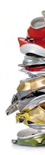 Metallverpackungen Metallrecycling eine glänzende Idee Weißblech und Aluminium werden gemeinsam gesammelt.