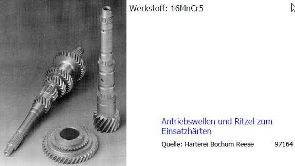 Abschrecken in Öl Martensitbildung Anlassen bei 180 200 C Eht: 0,1-10 mm technisch: 2-3 mm in 16 h ca, 0,7 %C im Rand Druckeigenspannungen Kern zäh (300 HV)