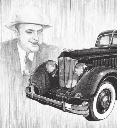 Von Al Capone bis Rentir Haben Sie gewusst, dass der Wagen in dem das legendäre Gangsterpärchen Bonnie und Clyde 1934 in Louisiana durchsiebt und erschossen wurde, ursprünglich als Mietwagen