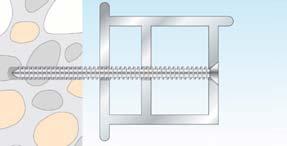 Bohrlochtiefe der verschiedenen Baustoffe beachten Für Hohlmauerwerk ist die Rahmenschraubenlänge so
