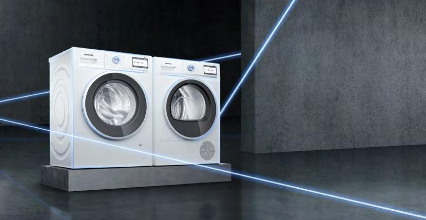 Mit der Home Connect App können Sie jederzeit bequem Programme auswählen und den Waschvorgang starten, egal wo Sie gerade sind. Damit die Wäsche genau dann fertig ist, wenn Sie es brauchen.