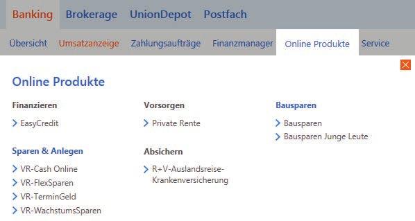 Online Produkte Über das Online Banking der Volksbank Stuttgart eg können Sie auch einfach und bequem diverse Produkte abschließen - vom Termingeld bis zum Bausparvertrag.