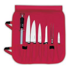 Bestückung without contents vide 8296 5k Messertasche, 6-tlg. Knife roll, 6 pcs.