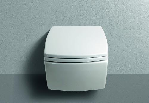 1.108 BA40008 Wand-WC hängend rechteckige Form Serie Quandro Maße (HxTxB): 400x545x385 mm klare Linienführung modernes Design besonders pflegeleicht.
