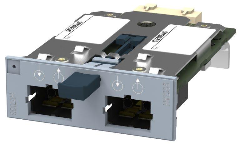 Beschreibung 3.4 Produkteigenschaften 3.4.12 MM991-2P Produkteigenschaften Anschlussmöglichkeiten Das Medienmodul MM991-2P verfügt über: 2 x 100 Mbit/s SC RJ-Ports optisch für Plastic Optical Fiber (POF) bis max.