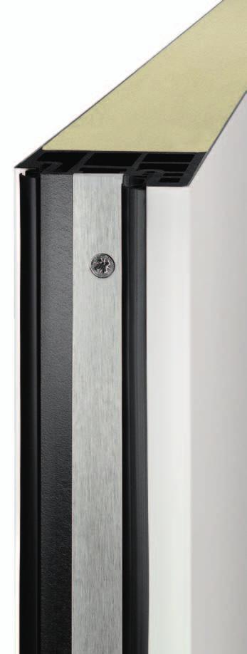 Programmübersicht Stahl / Alu-Haustür Thermo65 Türblatt Die hochwertigen Thermo65 Türen verfügen über ein voll flächiges, 65 mm dickes Stahl-Türblatt mit innenliegendem Flügel profil und