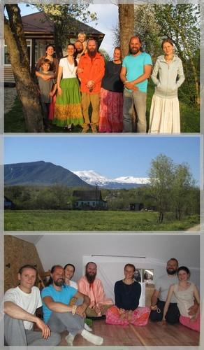 Ende April hatten wir dann eine besondere Gruppe zu Gast. In Novj Poljana, dem Nachbardorf leben junge Familien, die wir vom Chor, den Mira besucht, kennen.