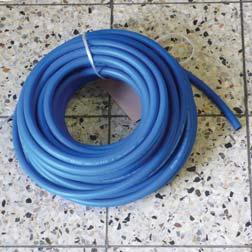 Seite: 1 Autogenschlauch blau Gummi mit Einlage, für Sauerstoff, 20 bar, Rolle à 40 m