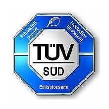 emissionsarm TÜV-Mark - fremdüberwacht frei von fogging-aktiven Substanzen Optik stumpfmatt nach EN 13300 Technische