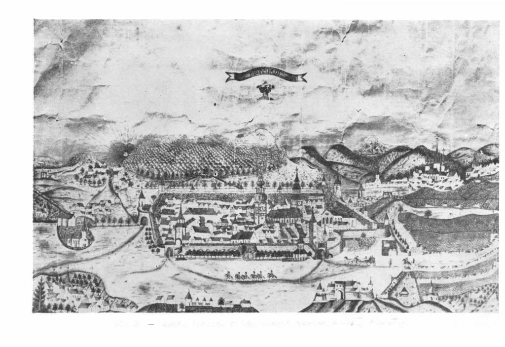 Fig. 36 Cetatea Braşovului in 1829