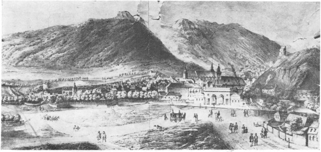 Fig. 40 - Cetatea Braşovului, litografie realizată