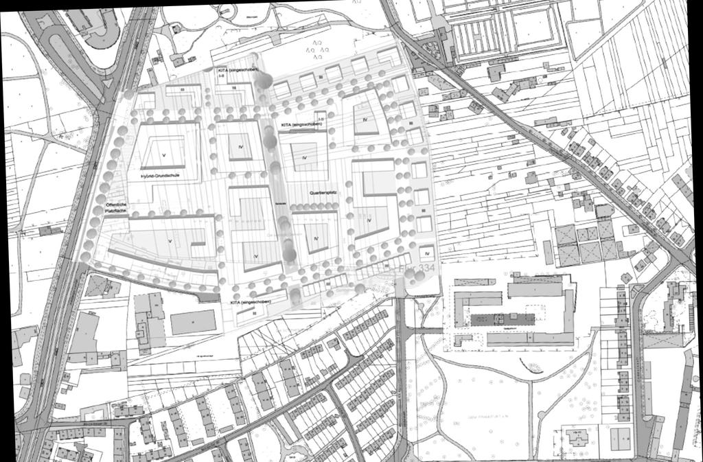 Kartengrundlage: Stadtvermessungsamt Frankfurt am Main Hessische Verwaltung für Bodenmanagement und VII IV Anbindung an den Wasserpark Überarbeiteter Strategischer Planungsansatz Neubau